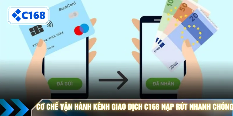 Cơ chế vận hành kênh giao dịch C168 nạp rút nhanh chóng