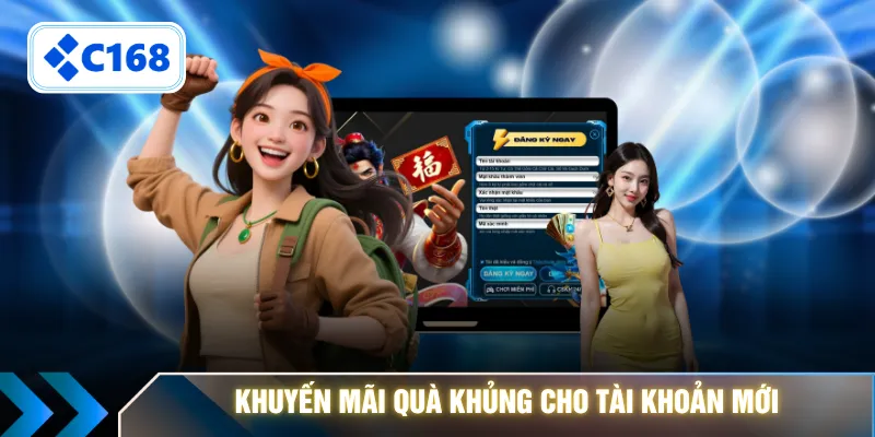 Khuyến mãi quà khủng cho tài khoản mới
